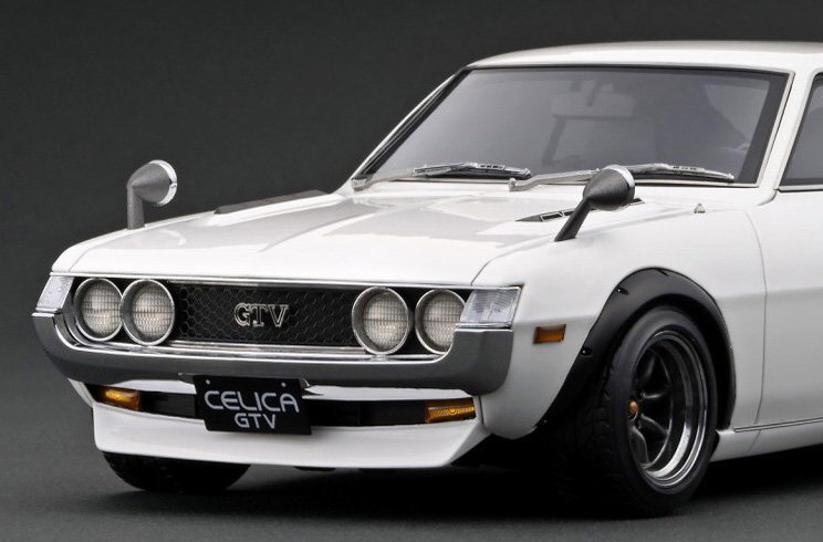 IG2598 1/18 Toyota Celica 1600GTV (TA22) White - ig-model