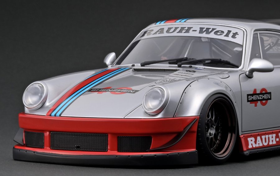 かわいい新作 ignition model 1 18 RWB 930 Silver Red 完成品 IG2478