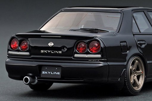 IG1614 1/43 Nissan Skyline 25GT Turbo (ER34) Black - ig-model