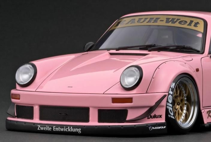 イグニッションモデル 1/18 RWB 930 ピンク / WORKマイスターM1