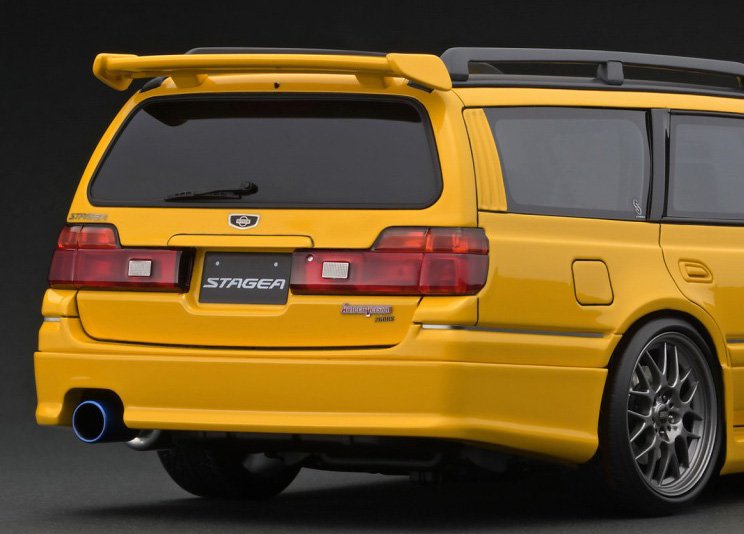 IG2887 1/18 Nissan STAGEA 260RS (WGNC34) Yellow - ig-model