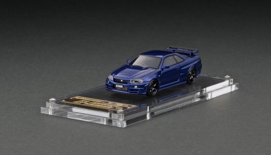 IG2937 1/64 Nismo R34 GT-R Z-tune Bayside Blue - ig-model