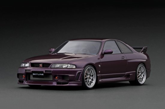 IG2779 1/18 Nissan Skyline GT-R (BCNR33) Midnight Purple - ig-model