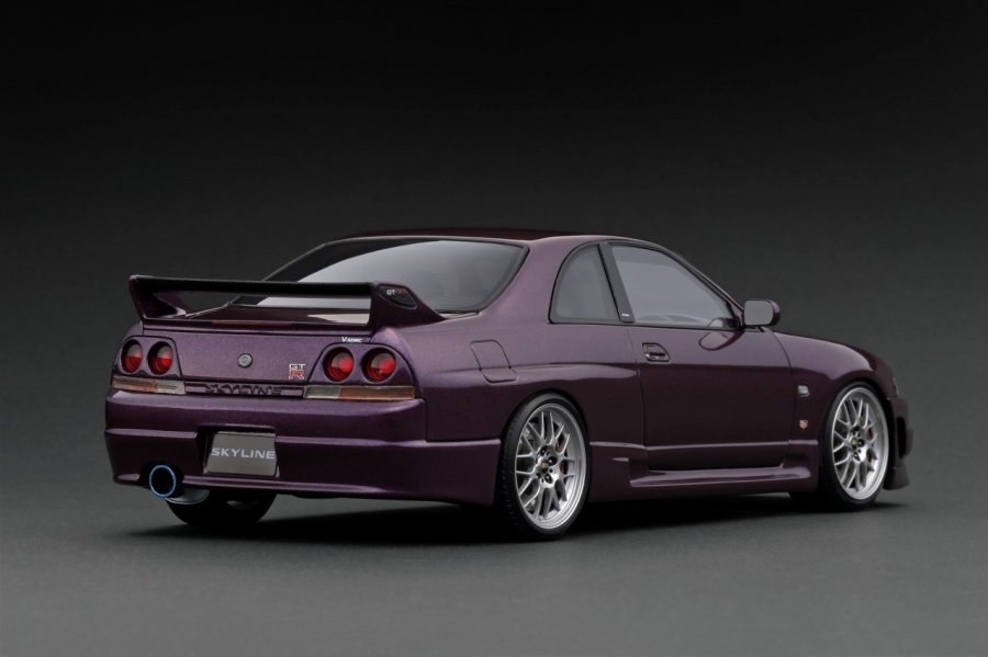 IG2779 1/18 Nissan Skyline GT-R (BCNR33) Midnight Purple - ig-model