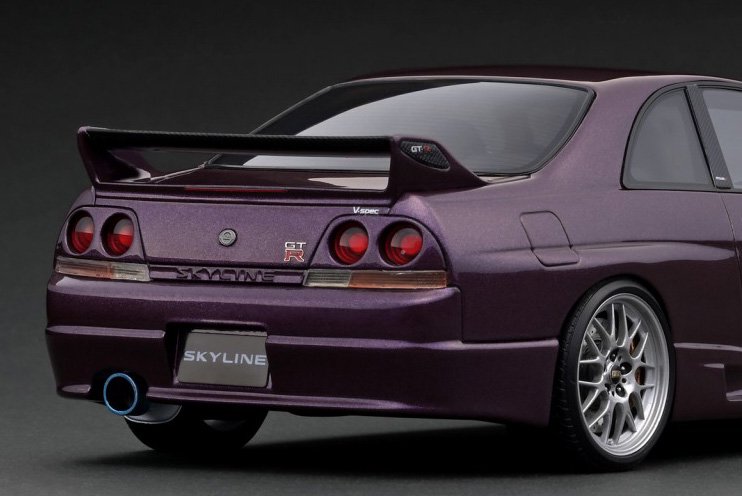 IG2779 1/18 Nissan Skyline GT-R (BCNR33) Midnight Purple - ig-model