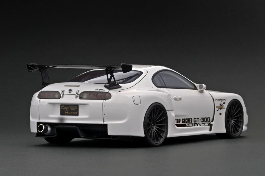 IG2486 1/18 TOP SECRET GT300 Supra (JZA80) White - ig-model