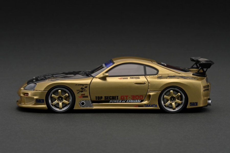 IG2947 1/43 TOP SECRET GT300 Supra (JZA80) Gold - ig-model