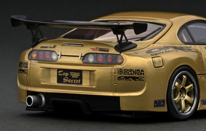 IG2947 1/43 TOP SECRET GT300 Supra (JZA80) Gold - ig-model