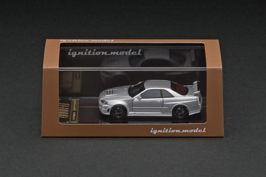 IG2936　1/64　Nismo R34 GT-R Z-tune Silver - ig-model