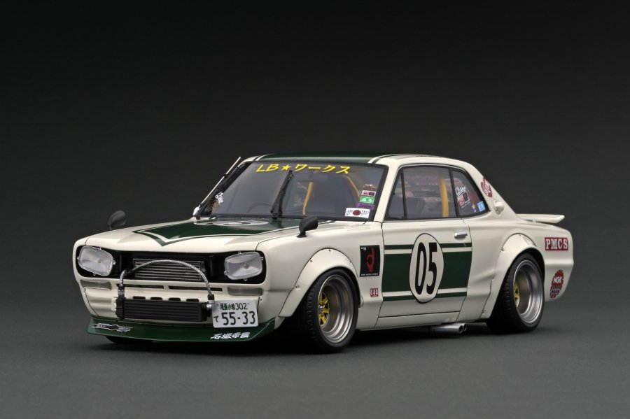 WEB限定モデル】 IG2647 1/18 LB-WORKS Charasuka 2Door White / Green