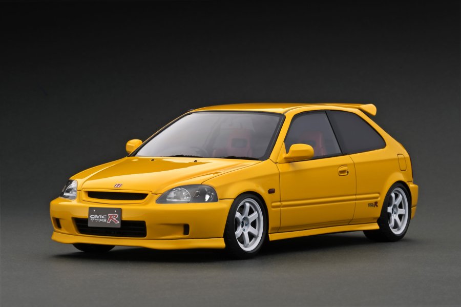 WEB限定モデル】 IG2675 1/18 Honda CIVIC (EK9) Type R Yellow With