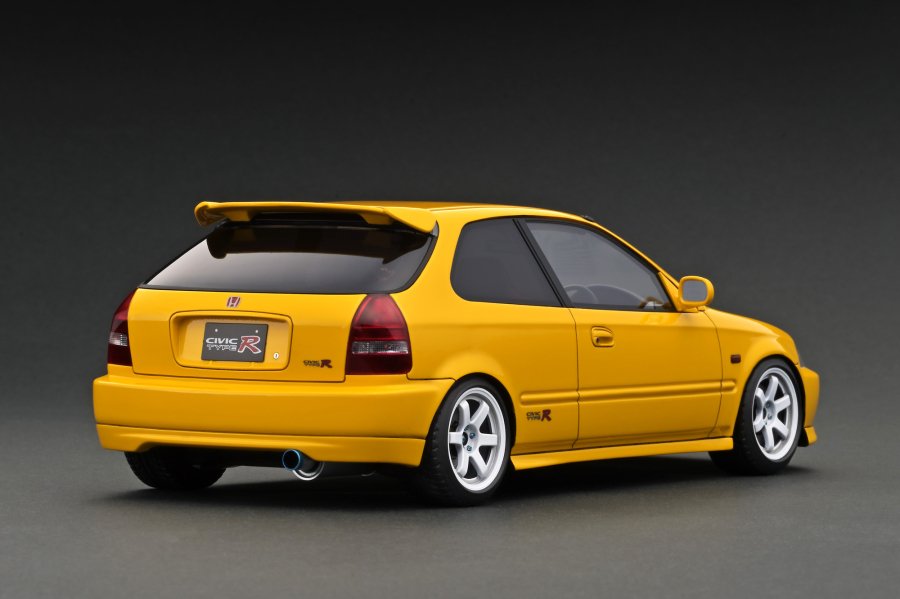 WEB限定モデル】 IG2675 1/18 Honda CIVIC (EK9) Type R Yellow With