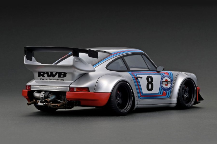 IG2468 1/18 RWB 964 Silver/Orange - ig-model