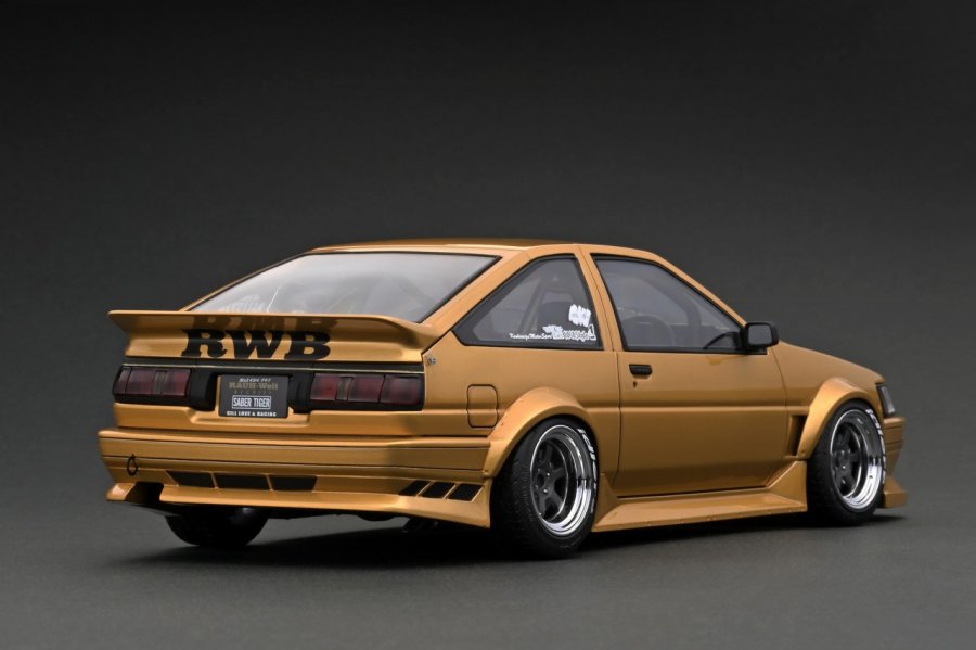 IG2608 1/18 RWB AE86 Gold - ig-model