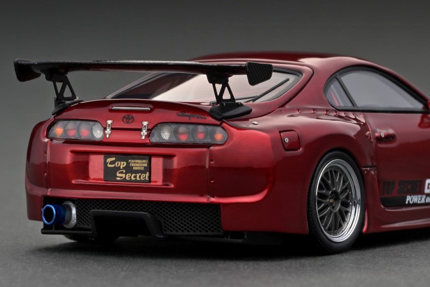 IG2949 1/43 TOP SECRET GT300 Supra (JZA80) Red Metallic - ig-model