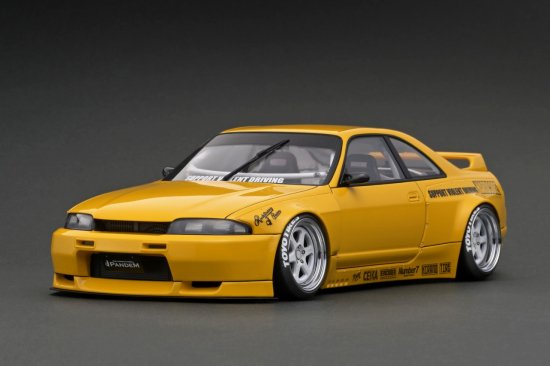 IG3033 1/18 PANDEM GT-R (BCNR33) Yellow - ig-model