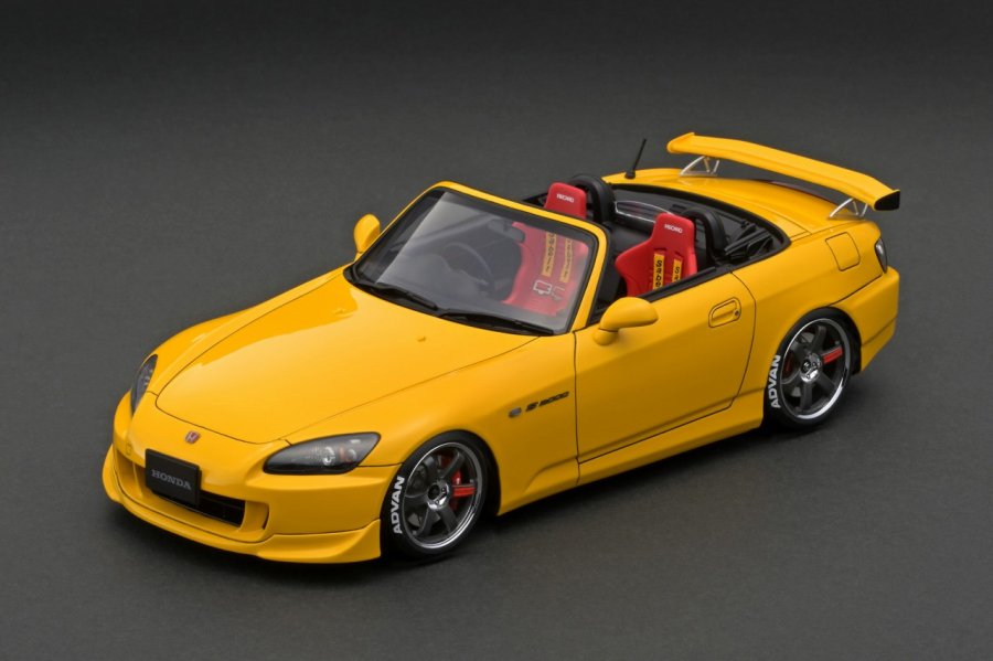 IG2589 1/18 Honda S2000 (AP2) Yellow - ig-model