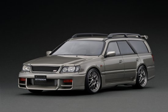 アウトレット】＊ IG2888 1/18 Nissan STAGEA 260RS (WGNC34) Silver - ig-model