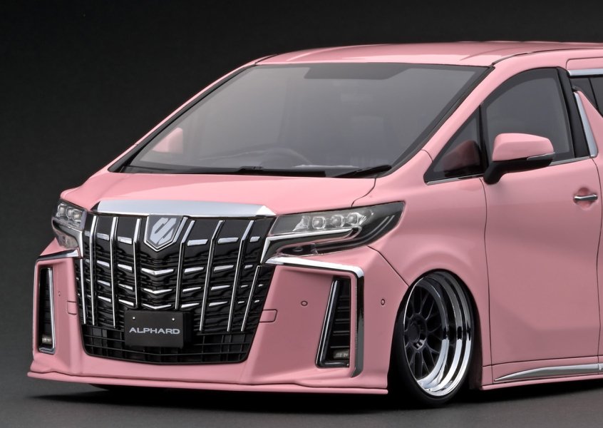 IG2793 1/18 Toyota Alphard (H30W) Executive Lounge S Pink - ig-model