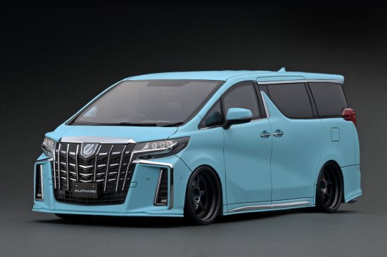 IG2794　1/18 Toyota Alphard (H30W) Executive Lounge S Matte Light Blue -  ig-model