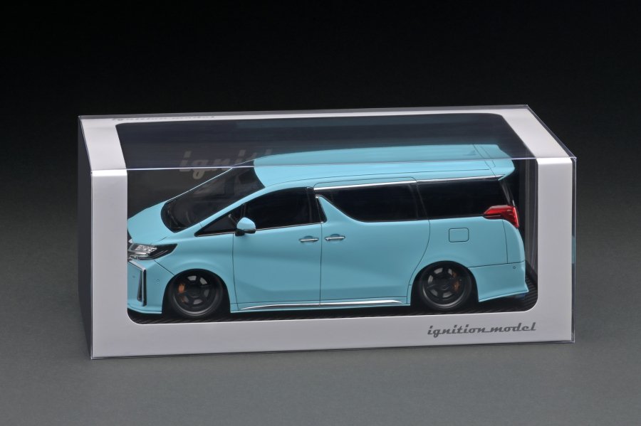 IG2794　1/18 Toyota Alphard (H30W) Executive Lounge S Matte Light Blue -  ig-model