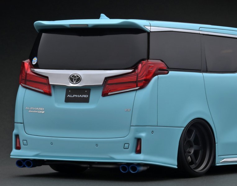 IG2794　1/18 Toyota Alphard (H30W) Executive Lounge S Matte Light Blue -  ig-model