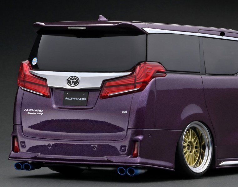 IG2795 1/18 Toyota Alphard (H30W) Executive Lounge S Purple