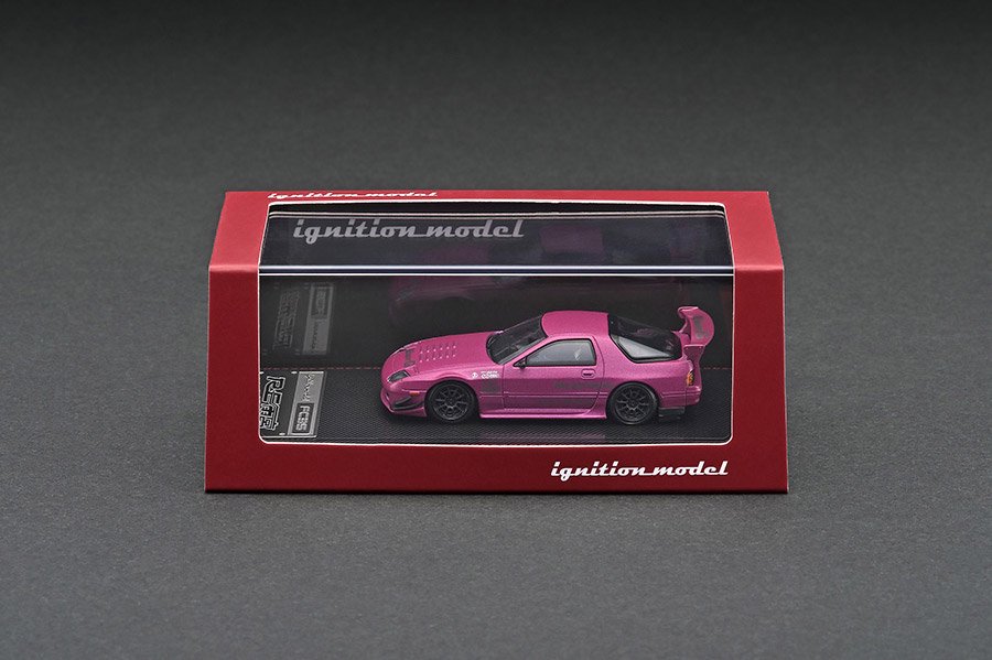 IG2499 1/64 Mazda RX-7 (FC3S) RE Amemiya Matte Purple Metallic - ig-model