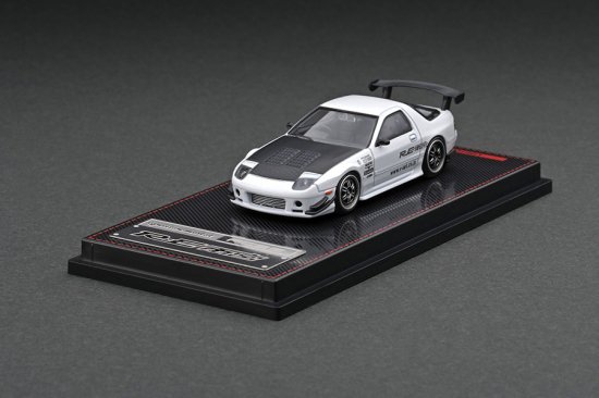 IG2493 1/64 Mazda RX-7 (FC3S) RE Amemiya Matte Pearl White - ig-model