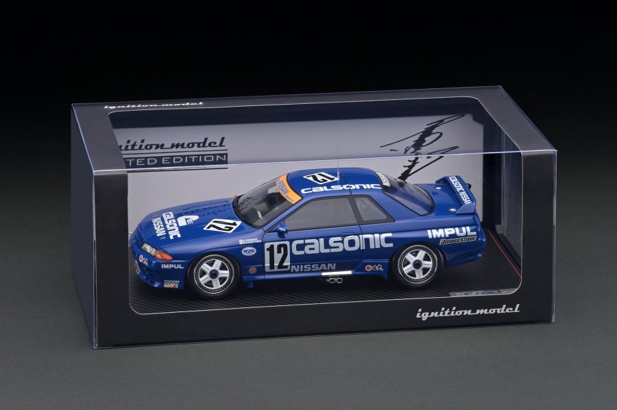 WEB限定】 IG2820 1/18 CALSONIC SKYLINE (#12) 1992 JTC With Mr