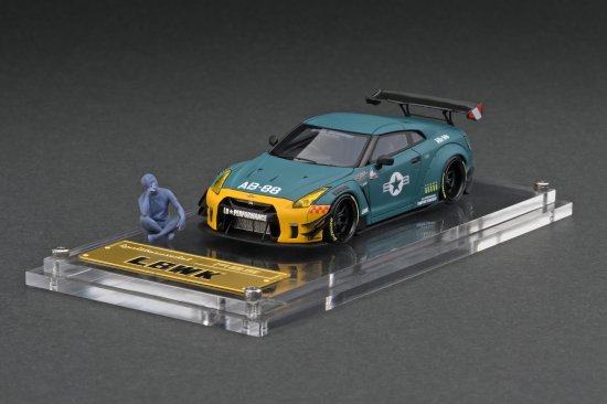 IG2373 1/64 LB-WORKS Nissan GT-R R35 type 2 Matte Green With Mr