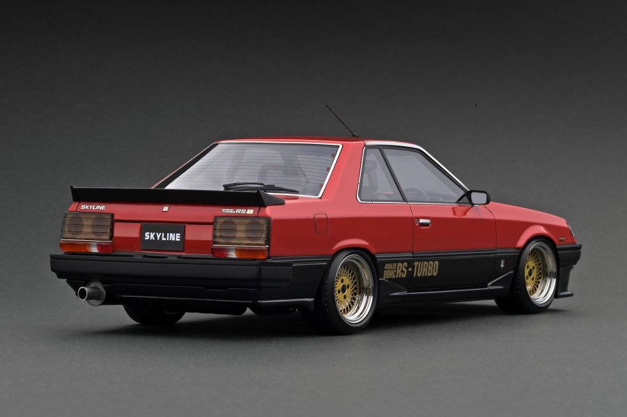 WEB限定】 IG2439 1/18 Nissan Skyline 2000 RS-X Turbo-C (R30) Red