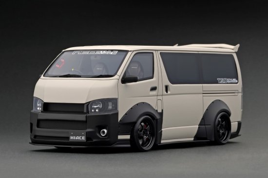 IG2811 1/18 T・S・D WORKS HIACE Matte Sand Beige With Roof