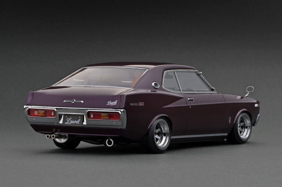 蔵出しモデル】＊IG3039 1/18 Nissan Laurel 2000SGX (C130) Purple - ig-model