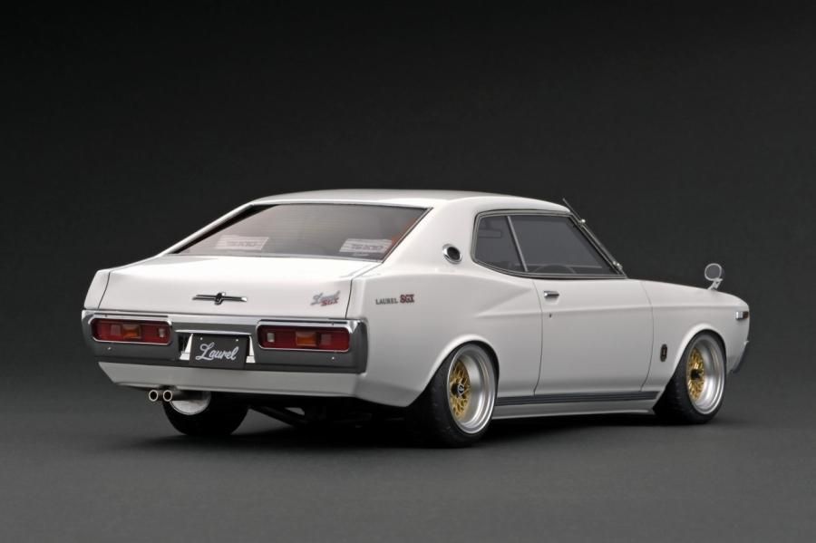 IG3010 1/18 Nissan Laurel 2000SGX (C130) White - ig-model