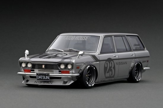 IG3151　1/18　Datsun Bluebird (510) Wagon Silver - ig-model