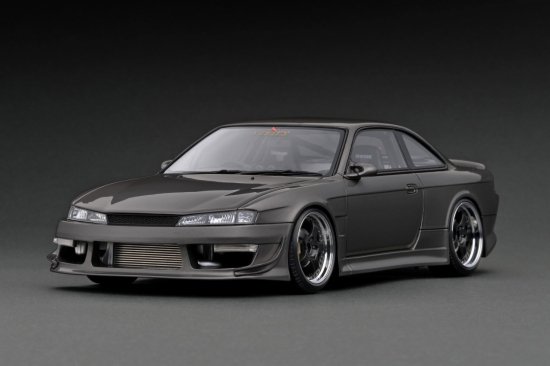 IG3088 1/18 VERTEX S14 Silvia Gun Metallic - ig-model