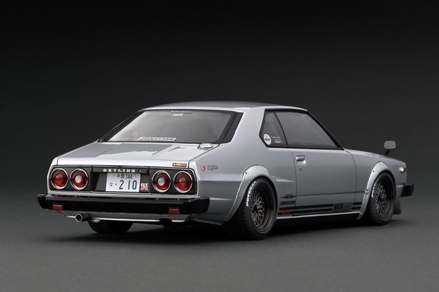 IG3229 1/18 TOPSECRET SKYLINE JAPAN R (C210) Silver With Mr