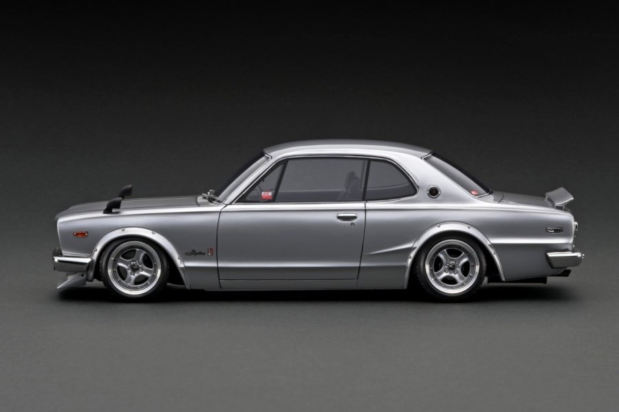 IG3236 1/18 Nissan Skyline 2000 GT-R (KPGC10) Silver - ig-model