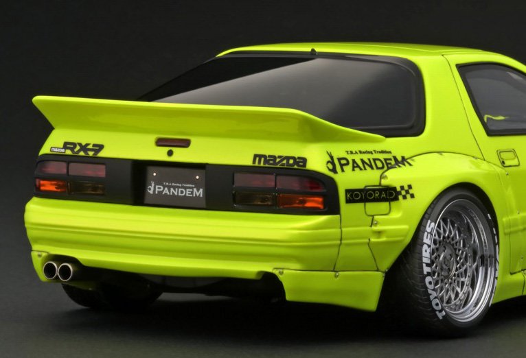 IG2912 1/18 PANDEM RX-7 (FC3S) Yellow - ig-model