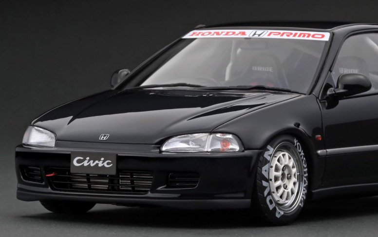 IG3043 1/18 Honda CIVIC (EG6) Black - ig-model