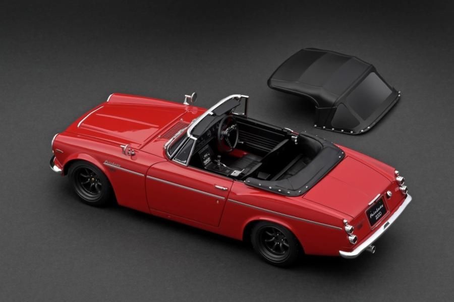 IG2709 1/18 DATSUN Fairlady 2000 (SR311) Red - ig-model