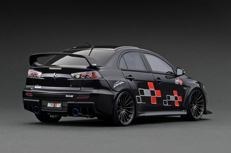 WEB限定】 IG3212 1/18 Mitsubishi Lancer Evolution X (CZ4A) Black Metallic With  Engine - ig-model