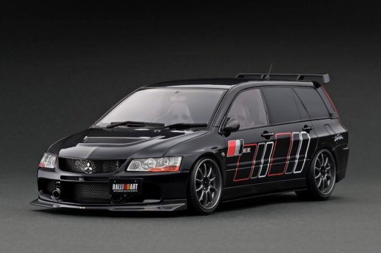 IG2770 1/18 Mitsubishi Lancer Evolution Wagon (CT9W) Black - ig-model