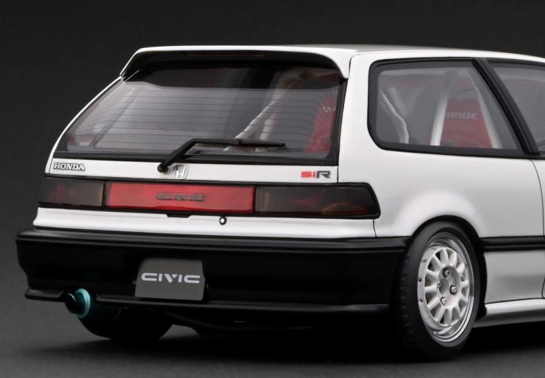 IG3126 1/18 Honda CIVIC (EF9) SiR White - ig-model