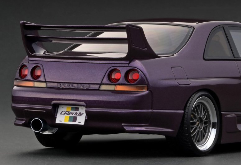 IG3130 1/18 GReddy GT-R (BCNR33) Midnight Purple - ig-model