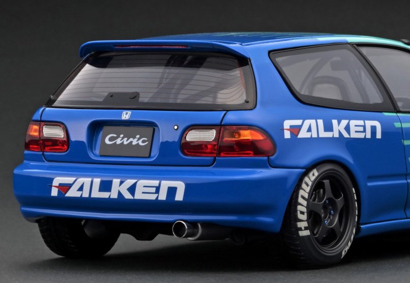 IG3049 1/18 Honda CIVIC (EG6) Blue - ig-model