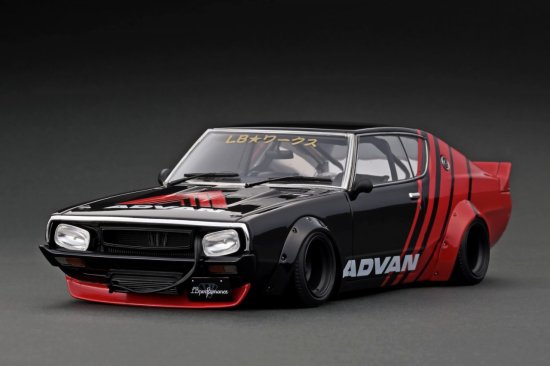 ☆予約商品 IG3215 1/18 LB-WORKS Kenmeri 2Dr Black/Red - ig-model