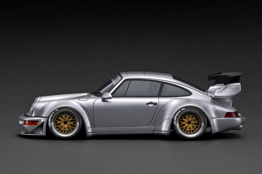 WEB限定】 IG2467 1/18 RWB 964 Silver With Engine - ig-model