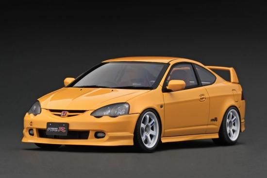 IG3328 1/18 Honda INTEGRA (DC5) TYPE R Yellow - ig-model